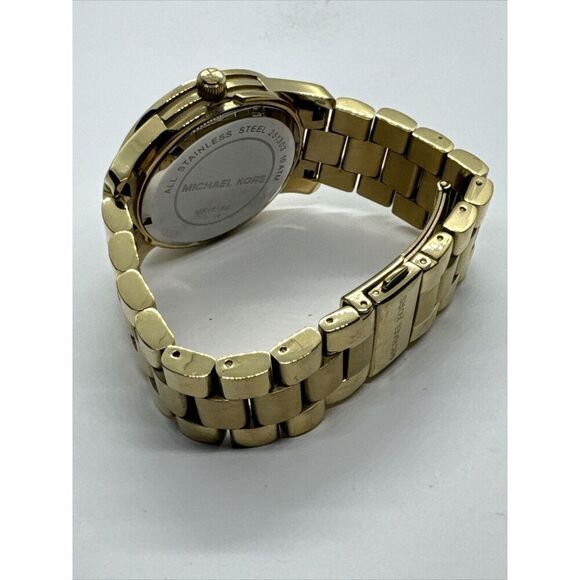 Michael Kors MK5160 Women's Gold Stainless Steel Analog Dial Quartz Watch JNA789 - Picture 8 of 11